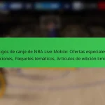 Códigos de canje de NBA Live Mobile: Ofertas especiales de vacaciones, Paquetes temáticos, Artículos de edición limitada