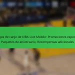 Códigos de canje de NBA Live Mobile: Promociones especiales, Paquetes de aniversario, Recompensas adicionales