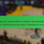 Códigos de canje de NBA Live Mobile: Recompensas por hitos, Bonificaciones por logros, Paquetes de moneda