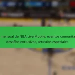 Pase mensual de NBA Live Mobile: eventos comunitarios, desafíos exclusivos, artículos especiales
