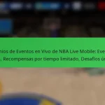 Premios de Eventos en Vivo de NBA Live Mobile: Eventos Flash, Recompensas por tiempo limitado, Desafíos únicos